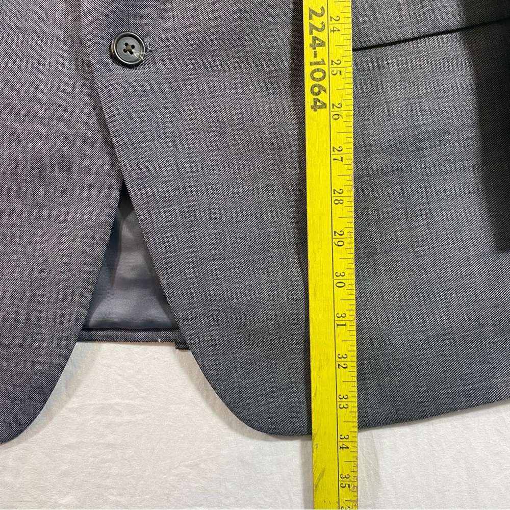 Chaps Suit Men’s Wool Charcoal Slacks blazer Jacket - Picture 11 of 16
